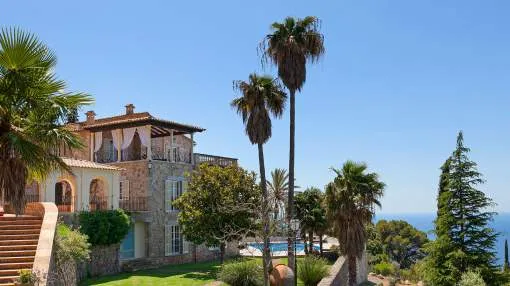 Unique finca with sea views near Valldemossa Unique finca with sea views near Valldemossa